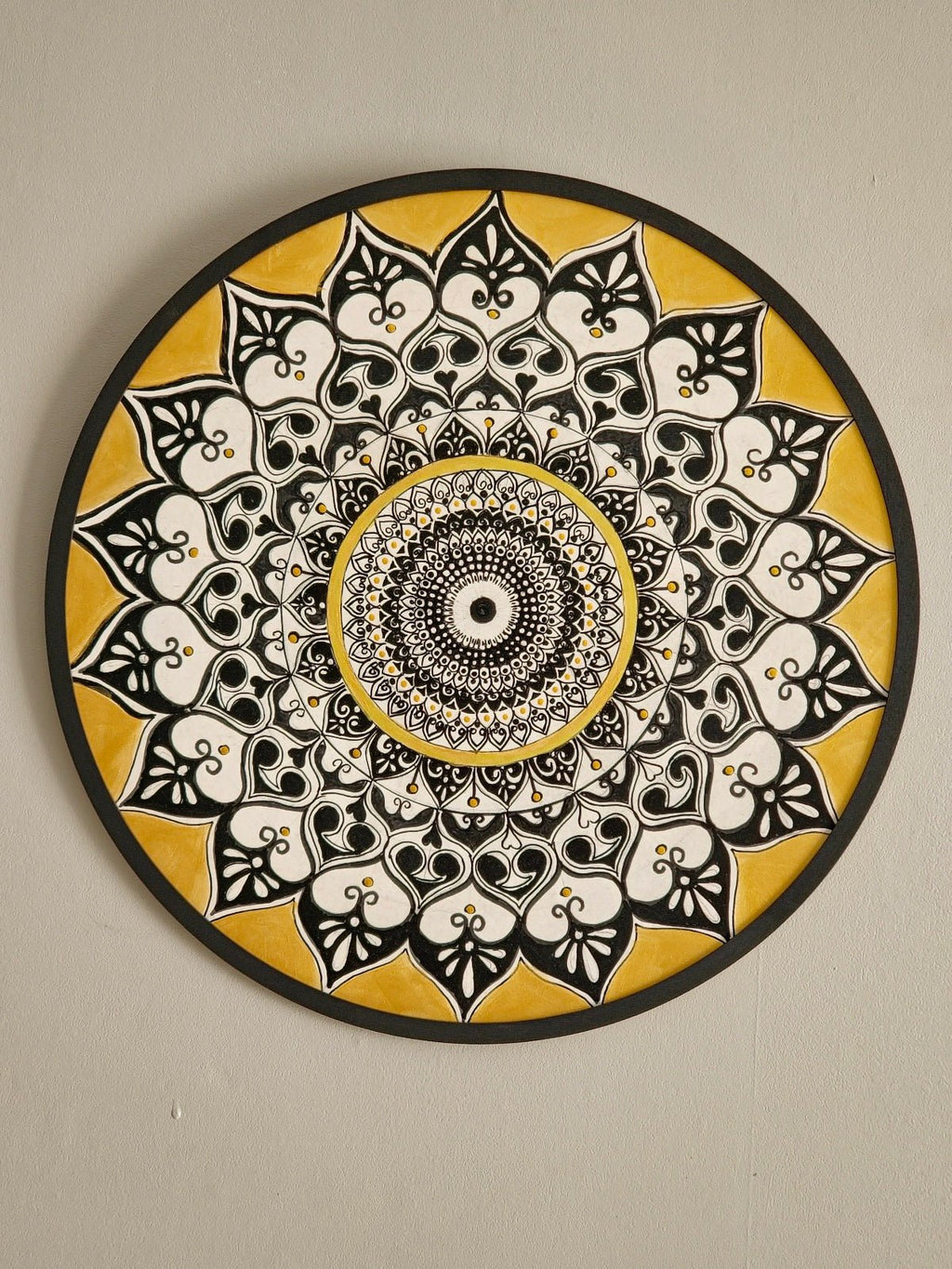 "Divine Circles: Flourish Hand Drawn Mandala" Paintings