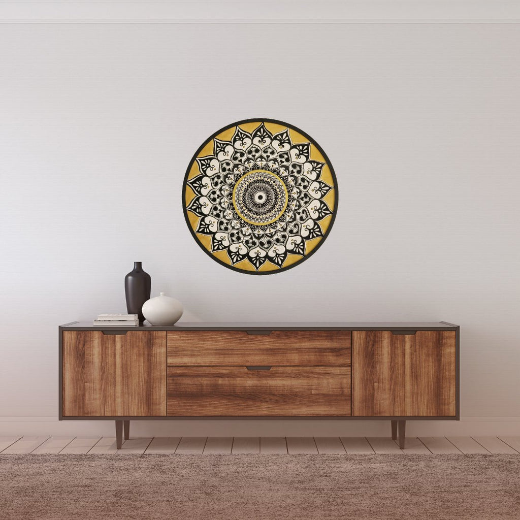 "Divine Circles: Flourish Hand Drawn Mandala" Paintings